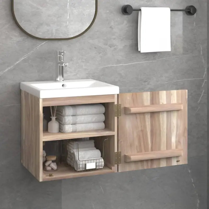 Opbergkast Badkamer met massief teakhout de perfecte keuze - Opbergkasten & lockerkasten