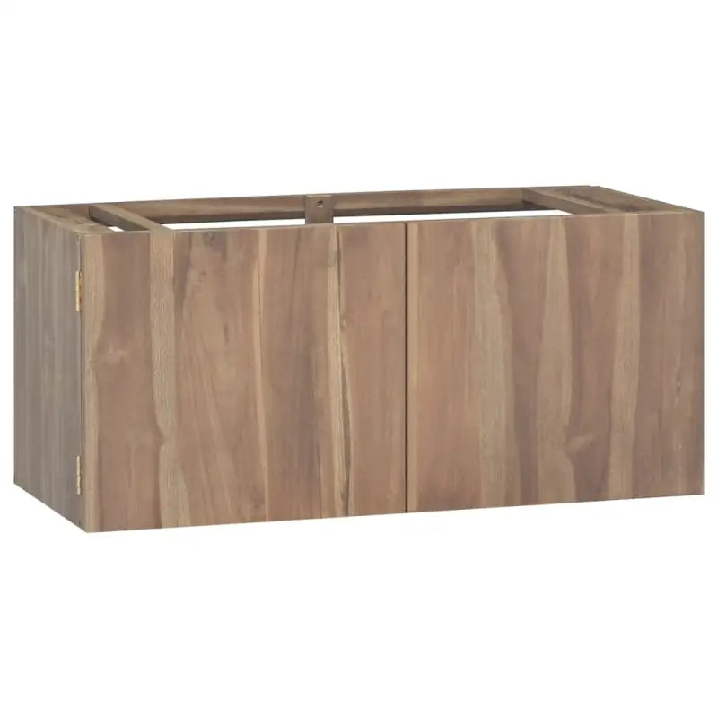 Opbergkast Badkamer met massief teakhout de perfecte keuze - 90 x 39 x 40 cm / 1 - Opbergkasten & lockerkasten