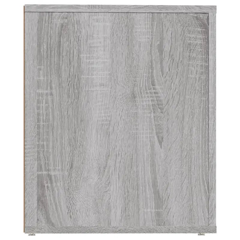 Opbergkast Grijs Sonoma met stabiel blad en elegant ontwerp - Opbergkasten & lockerkasten