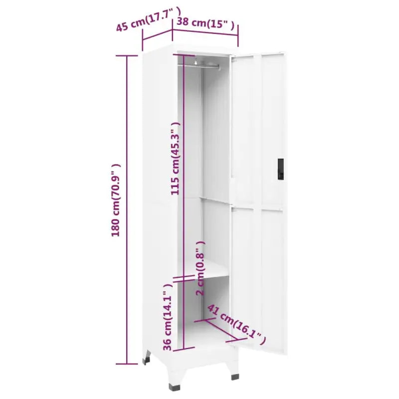 Opbergkast met afsluitbare deur voor kantoor of ruimte decoratie - Opbergkasten & lockerkasten