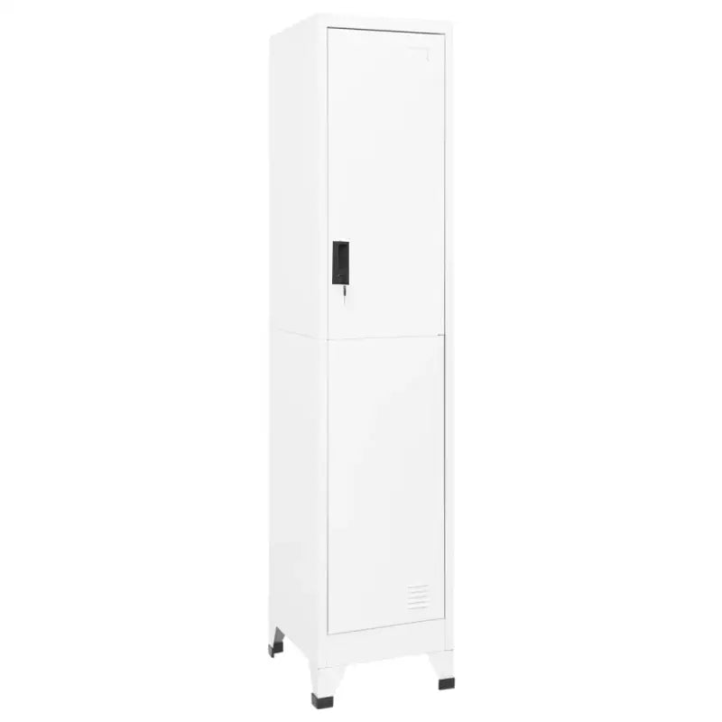 Opbergkast met afsluitbare deur voor kantoor of ruimte decoratie - Wit / 1 / Met 1 locker - Opbergkasten & lockerkasten
