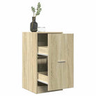 Opbergkast met bewerkt hout voor stijlvol en duurzaam opbergen - Sonoma eiken / 40 x 41 x 77.5 cm / 1 - Opbergkasten &