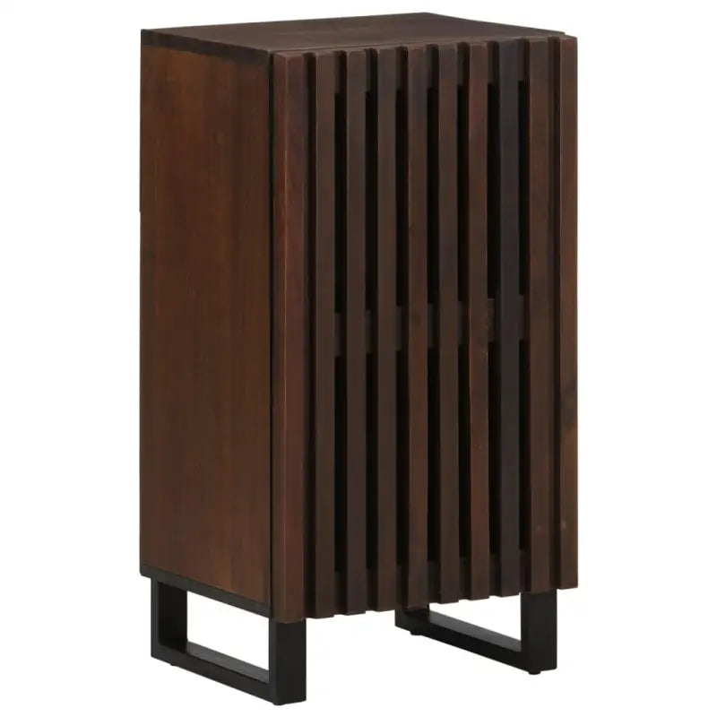 Opbergkast met massief mangohout en industriële stijl - Bruin / 1 / massief mangohout - Opbergkasten & lockerkasten