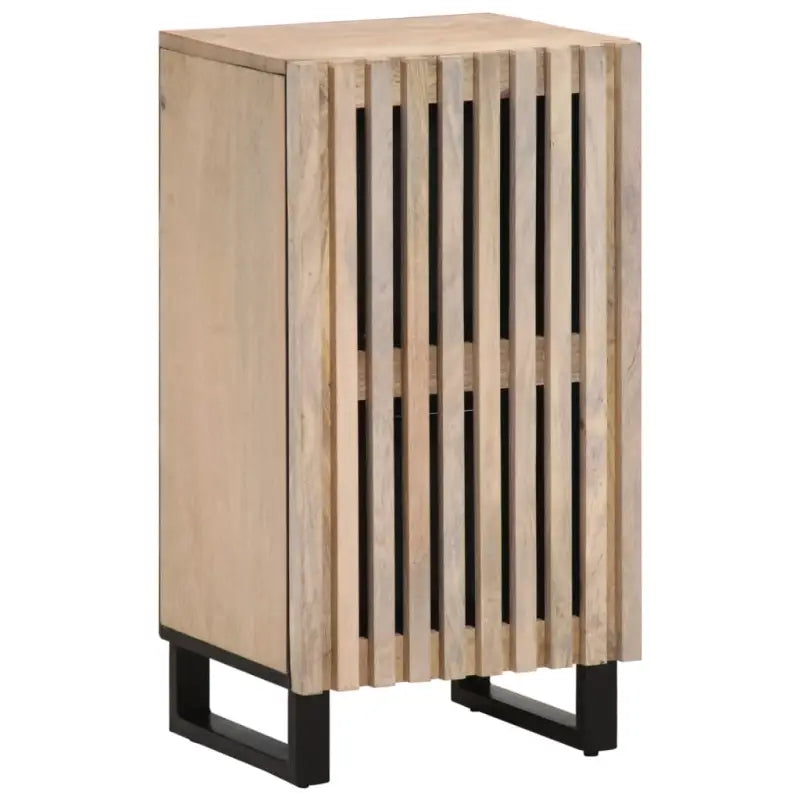 Opbergkast met massief mangohout en industriële stijl - Lichtbruin / 1 / massief mangohout - Opbergkasten & lockerkasten