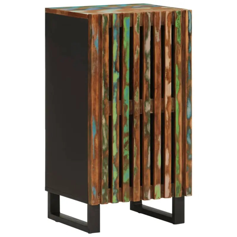 Opbergkast met massief mangohout en industriële stijl - Multikleur / 1 / Massief acaciahout - Opbergkasten &