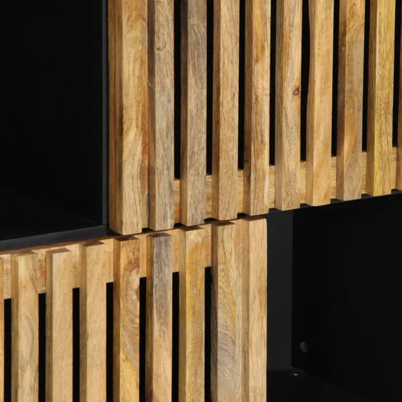 Opbergkast met massief ruw mangohout en industriële stijl - Opbergkasten & lockerkasten