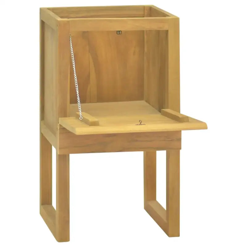 Opbergkast met massief teakhout voor een strakke badkamer - Opbergkasten & lockerkasten