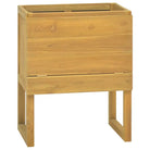 Opbergkast met massief teakhout voor een strakke badkamer - 60 x 40 x 75 cm / 1 - Opbergkasten & lockerkasten