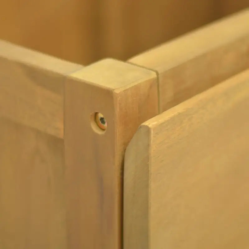 Opbergkast met massief teakhout voor een strakke badkamer - Opbergkasten & lockerkasten