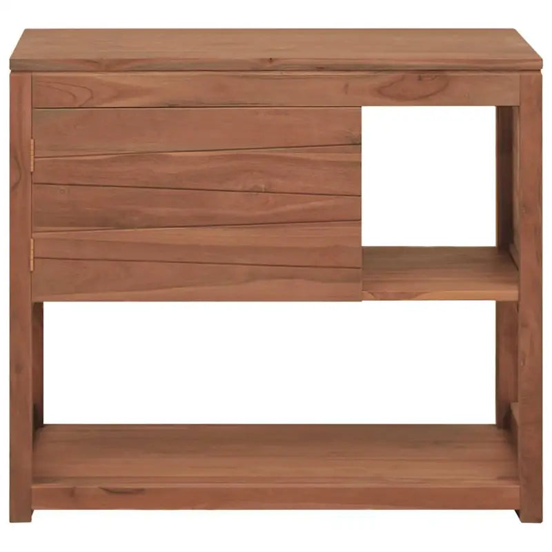Opbergkast met massief teakhout voor een strakke badkamerstijl - Opbergkasten & lockerkasten