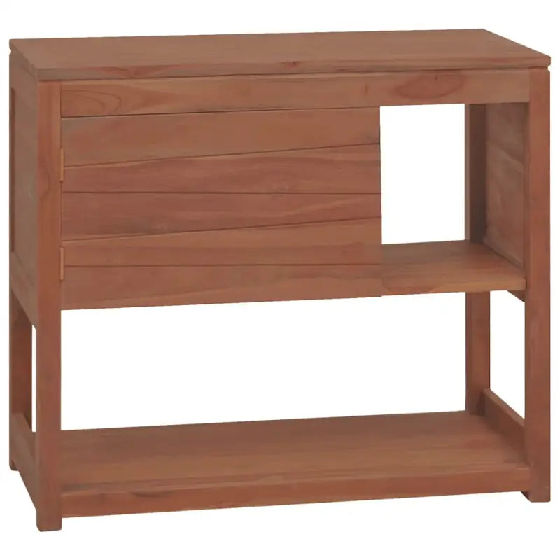 Opbergkast met massief teakhout voor een strakke badkamerstijl - Opbergkasten & lockerkasten