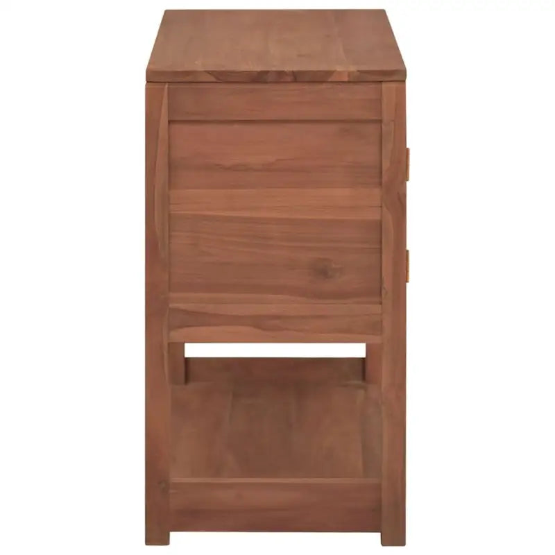 Opbergkast met massief teakhout voor een strakke badkamerstijl - Opbergkasten & lockerkasten