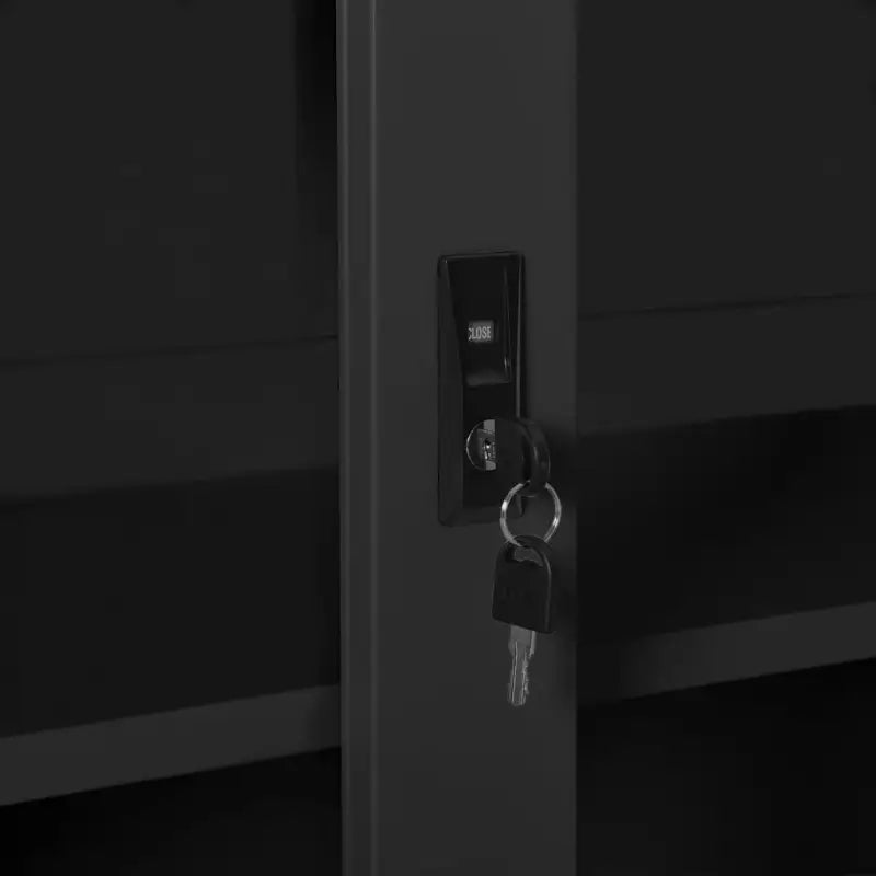 Opbergkast met plantenbak en verstelbare schappen voor stevig opbergen - Opbergkasten & lockerkasten