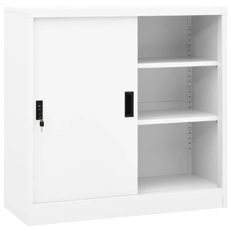 Opbergkast met plantenbak met hoog totaal draagvermogen van staal - Wit / 1 / Zonder plantenbak - Opbergkasten &