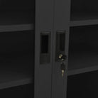 Opbergkast met verstelbare schappen en gehard glas voor documentenstorage - Opbergkasten & lockerkasten