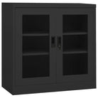 Opbergkast met verstelbare schappen en gehard glas voor documentenstorage - Opbergkasten & lockerkasten
