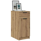 Opbergkast van bewerkt hout voor praktische en decoratieve opberging - artisanaal eikenkleurig / 1 - Opbergkasten &