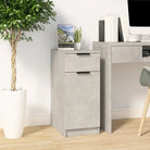 Opbergkast van bewerkt hout voor praktische en decoratieve opberging - Betongrijs / 1 - Opbergkasten & lockerkasten
