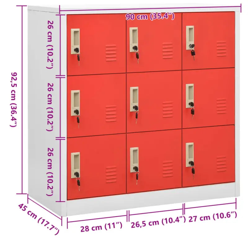 Opbergkast voor verschillende spullen met modern en duurzaam design - Opbergkasten & lockerkasten