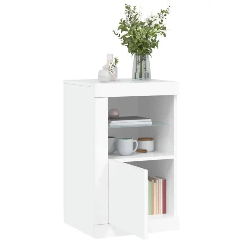 Opbergkasten met RGB LED-verlichting en bewerkt hout - Opbergkasten & lockerkasten