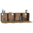 Opbergkasten van bewerkt hout voor muurbevestiging en decoratie - Opbergkasten & lockerkasten