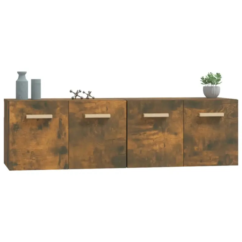 Opbergkasten van bewerkt hout voor muurbevestiging en decoratie - Opbergkasten & lockerkasten