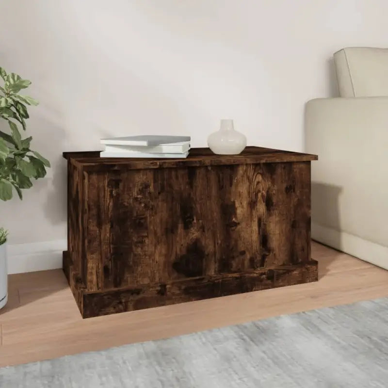 Opbergkist van bewerkt hout voor decoratie en praktische opbergruimte - Opbergkisten
