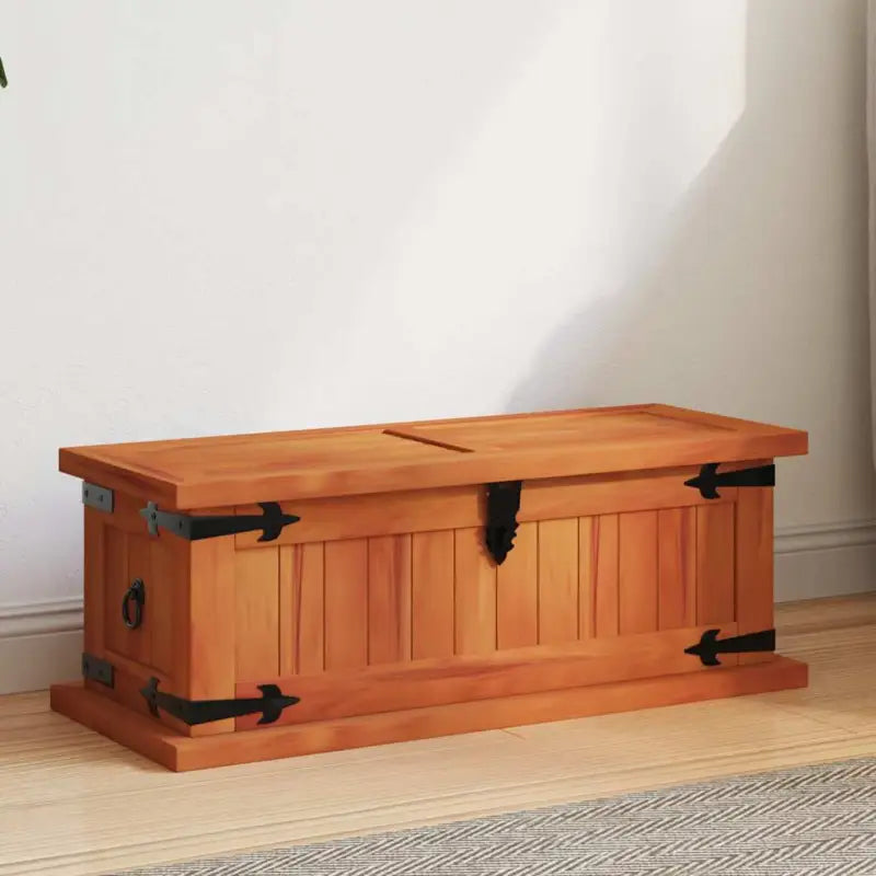 Opbergkist van massief acaciahout voor stijlvolle opslag - 60 x 25 x 22 cm / 1 - Opbergkisten