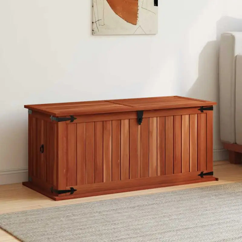 Opbergkist van massief acaciahout voor stijlvolle opslag - 90 x 45 x 40 cm / 1 - Opbergkisten