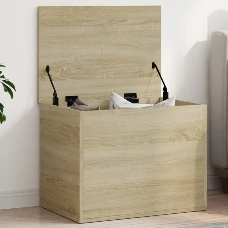 Opbergkisten van bewerkt hout voor overzichtelijke opbergruimte - Sonoma eiken / 60 x 42 x 46 cm / 1 - Opbergkisten