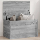 Opbergkisten van bewerkt hout voor overzichtelijke opbergruimte - Grijs sonoma / 60 x 35 x 35 cm / 1 - Opbergkisten