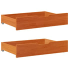 Opberglade voor huishoudelijke artikelen van massief grenenhout - Wasbruin / 85 x 55 x 16 cm - Opbergladen