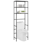 Opbergrek voor boven het toilet voor een overvolle badkamer - Handdoekrekken & -houders