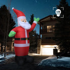 Opblaasbare kerstman met ingebouwde ventilator voor een feestelijke tuinversiering - 600 cm / 1 - Kerstverlichting