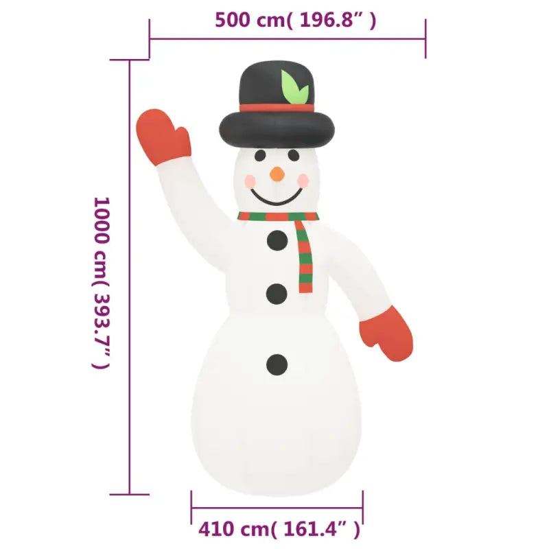 Opblaasbare sneeuwpop kerstverlichting laten lopen voor feestdagen decoratie - 1000 cm / 1 - Kerstverlichting