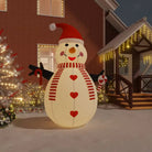 Opblaasbare sneeuwpop met ingebouwde ventilator van oxford stof - 300 cm / 1 - Kerstverlichting