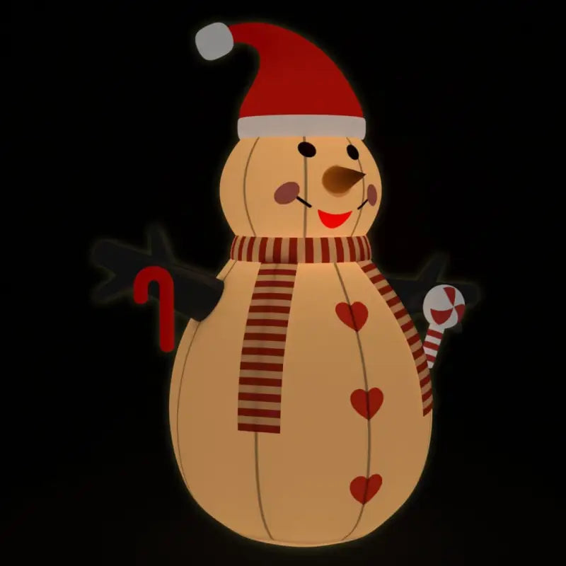 Opblaasbare sneeuwpop met ingebouwde ventilator van oxford stof - Kerstverlichting