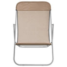 Opvouwbare strandstoel met gepoedercoat staal en verstelbare ligpositie - Ligstoelen
