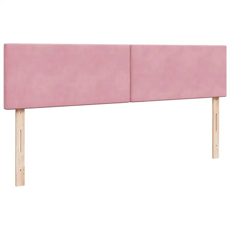 Ottomaan bed met ruime opbergruimte en zacht roze materiaal - Bedden & bedframes