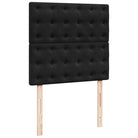 Ottomaanse bed met ruime opbergruimte en zwart materiaal - Bedden & bedframes