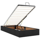 Ottomaanse bed met ruime opbergruimte en zwart materiaal voor comfort - Bedden & bedframes