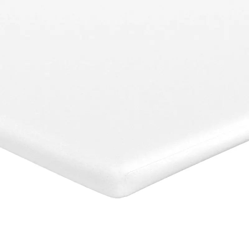Ottomaanse bed met wit materiaal en ruime opbergruimte - Bedden & bedframes
