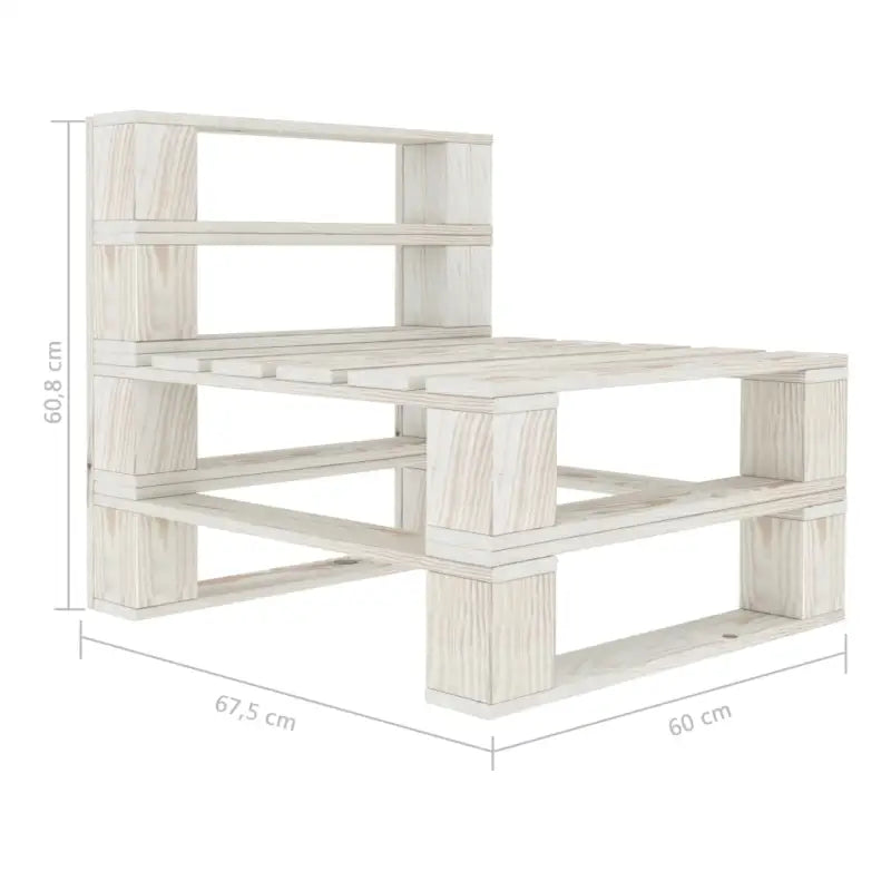 Pallet Bank voor in de tuin om te ontspannen en te genieten - Tuinbanken