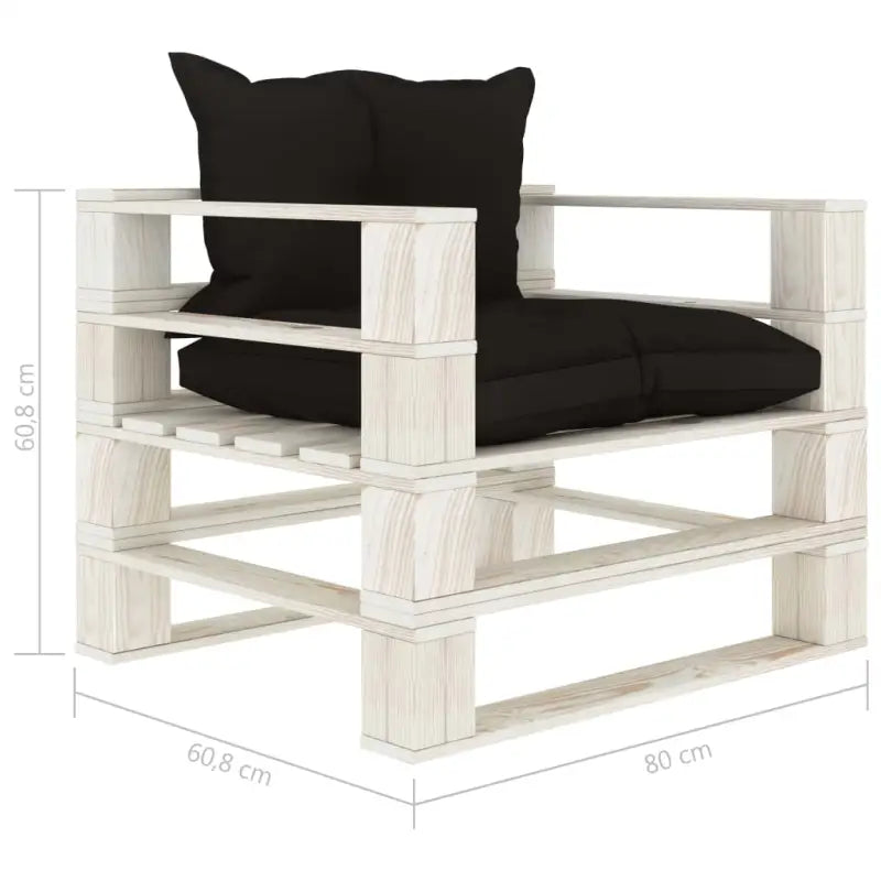 Pallet bank voor tuin en woonkamer met rustieke charme - Loungebanken