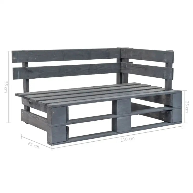 Tuinhoekbank Pallet Hout