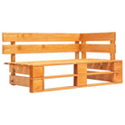 Pallet Hoekbank van Geïmpregneerd Grenenhout voor Tuinplezier - Bruin / 1 - Tuinbanken