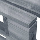 Pallet tuinpoef van geïmpregneerd grenenhout voor rustiek tuinplezier - Tuinpoefs