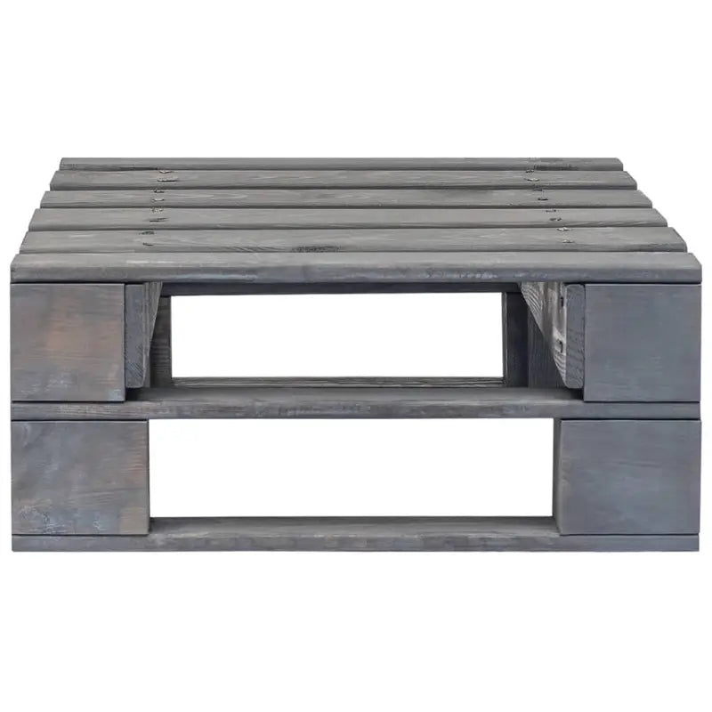 Pallet tuinpoef van geïmpregneerd grenenhout voor rustiek tuinplezier - Tuinpoefs