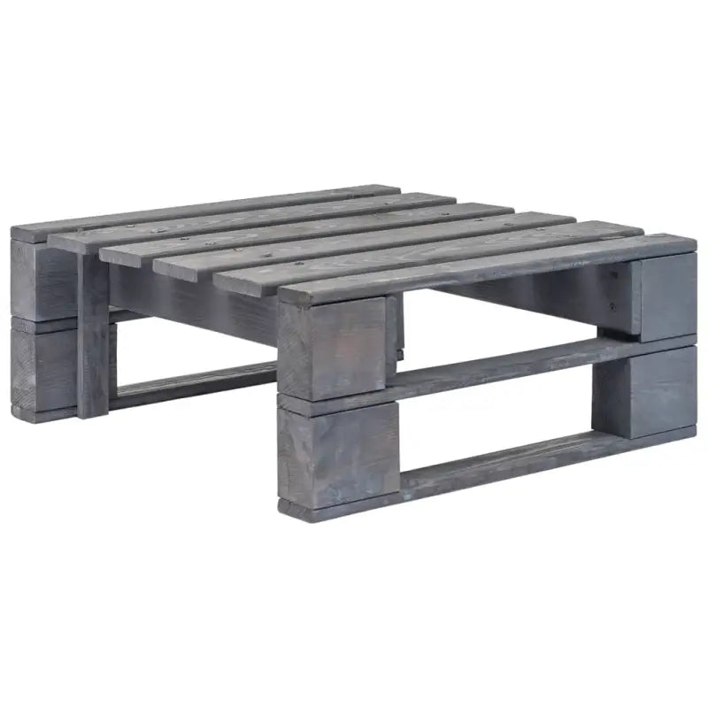 Pallet tuinpoef van geïmpregneerd grenenhout voor rustiek tuinplezier - Tuinpoefs