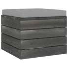 Pallet tuinset van massief grenenhout met comfortabele kussens - Tuinsets